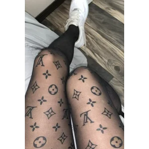 Patterned pantyhose